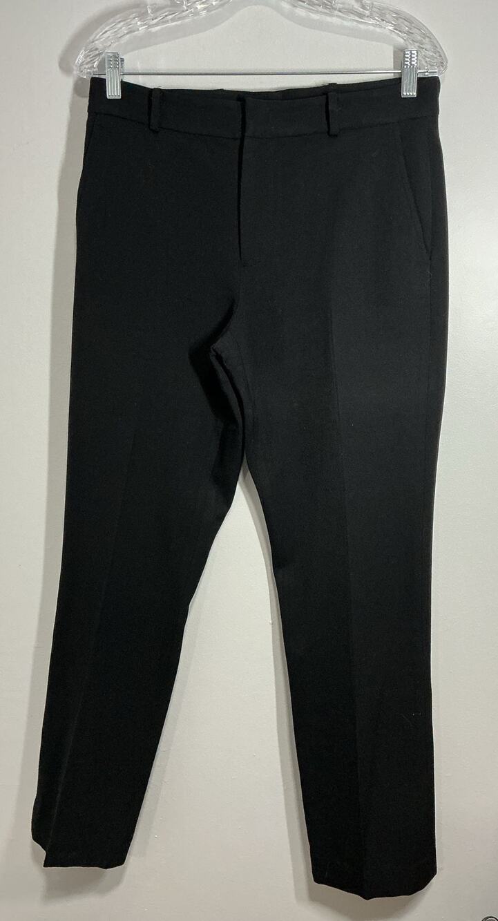 Vintage Lauren Ralph Lauren Black Wool Blend Trousers Dress Pants Size 8